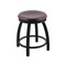 Holland Bar Stool Co 18" Swivel Vanity Stool, Black Wrinkle, Dark Cherry Oak Seat 80218BWDCOak - alternate 1